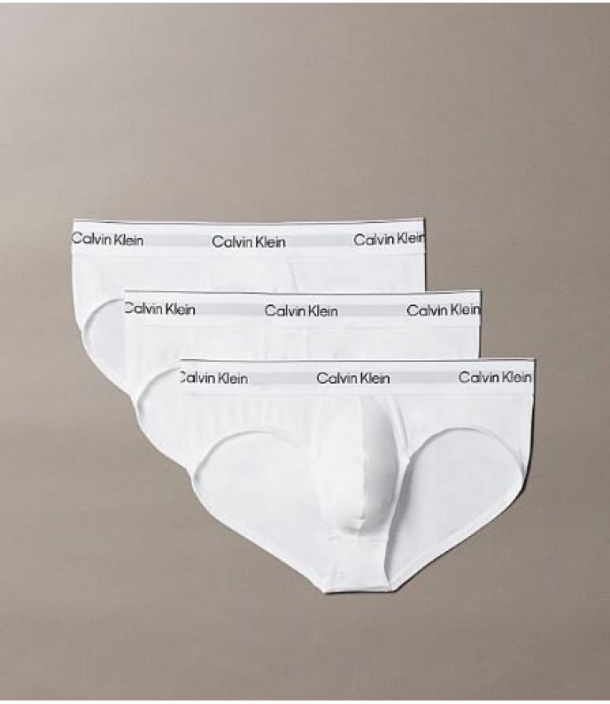 Calvin Klein Lv00nb4388-Ub1 Slip Uomo 3 pezzi Cotone Icon Cotton Stetch