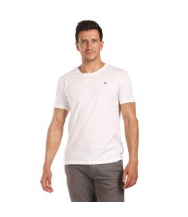 Tommy Hilfiger Um0um03379-05f Shirt Uomo Maglietta Mezza Manica 3 Pezzi Cotone