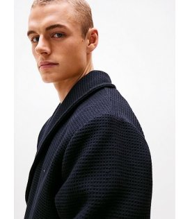 Tommy Hilfiger Um0um03524-Dw5 Accappatoio Original in tessuto a nido d'ape