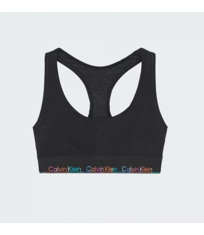 Calvin Klein Lv00qf8187-Ub1 Bralet Donna Top Bralette Senza Foderatura Cotone Calvin Klein Lv00qf8187-Ub1 Bralet Donna Top Bralette Senza Foderatura Cotone
