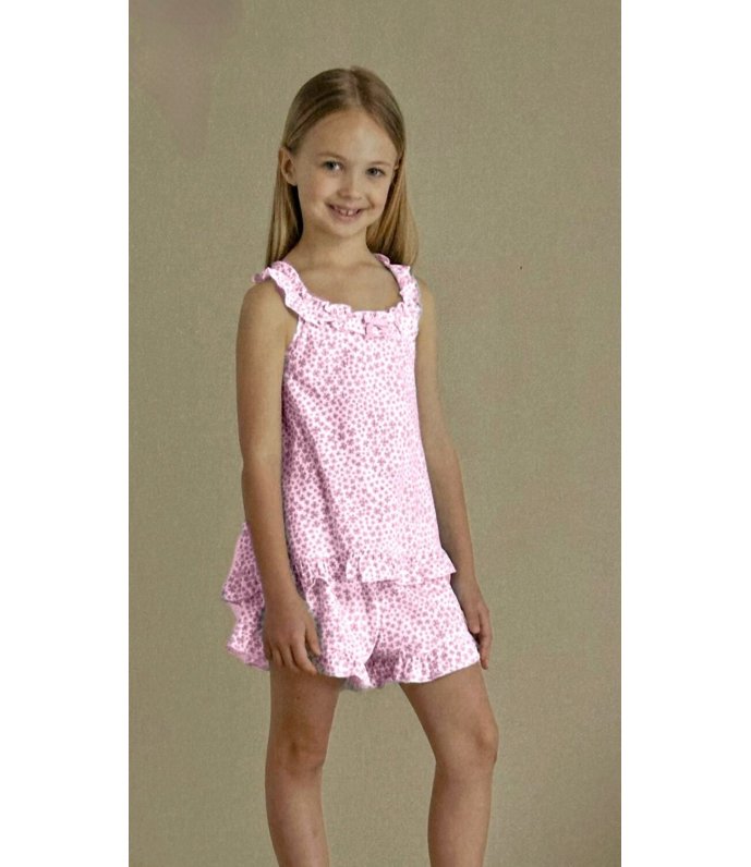 Noi Di Notte Pigiami Bimba Spalla Stretta Pantaloncino Fresco Cotone FE002515 Noi Di Notte Pigiami Bimba Spalla Stretta Pantaloncino Fresco Cotone FE002515
