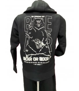 BEAR BM255S25 FELPA CON CAPPUCCIO