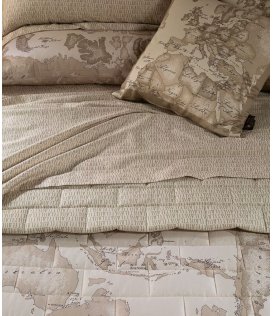 Alviero Martini Prima Classe Copriletto Matrimoniale Raso Geo Classic 1009663