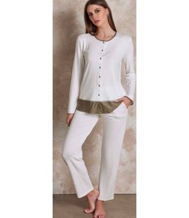 Lunatica Pigiama Donna Manica Lunga Viscosa 51177