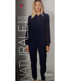 Bip Bip Pigiama Donna Manica Lunga Fresco Cotone 196