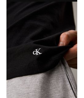 Calvin Klein T-shirt Uomo Mezza Manica Cotone Confezione 3 pezzi LV00NB4051