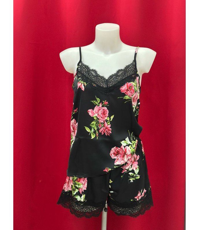 Lormar Baby Doll + Pantaloncino Donna Raso Setificato 652562 Lormar Baby Doll + Pantaloncino Donna Raso Setificato 652562