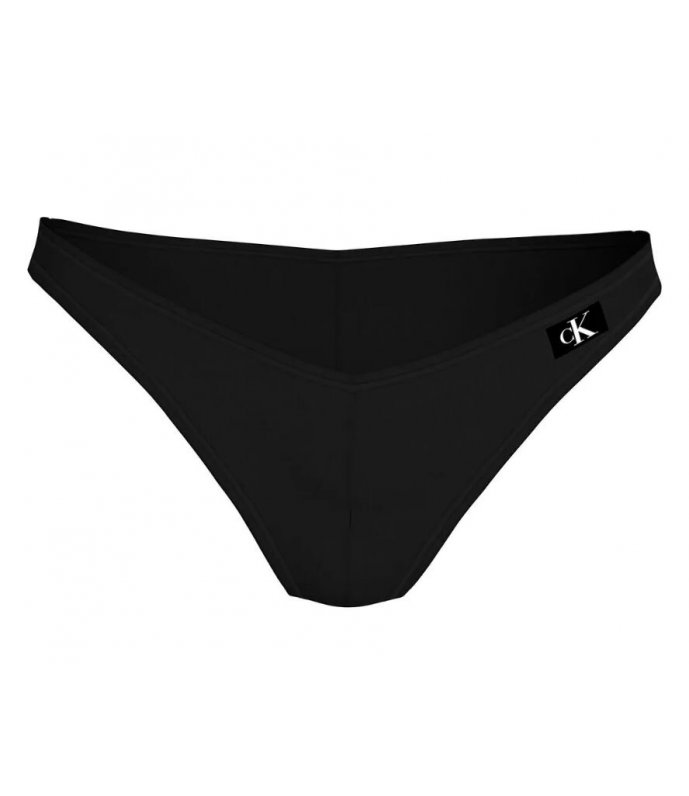 Calvin Klein Costume Donna Parte Bassa Brasiliana Poliestere KW0KW02350 Delta Calvin Klein Costume Donna Parte Bassa Brasiliana Poliestere KW0KW02350 Delta