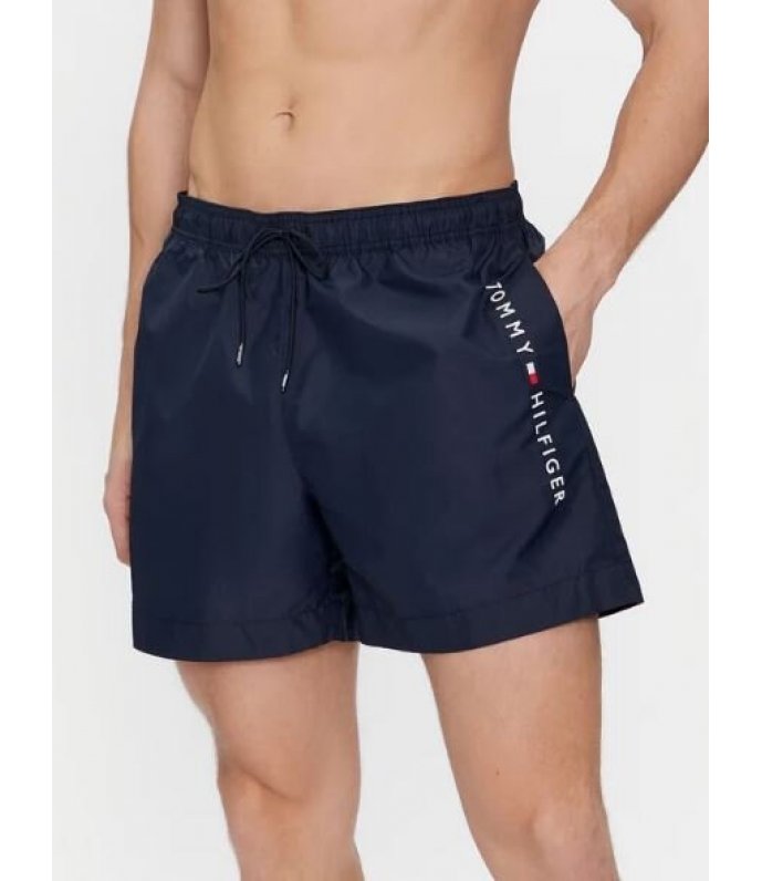 Tommy Hilfiger Costume Uomo Pantaloncino Boxer Poliestere UM0UM03258 Tommy Hilfiger Costume Uomo Pantaloncino Boxer Poliestere UM0UM03258