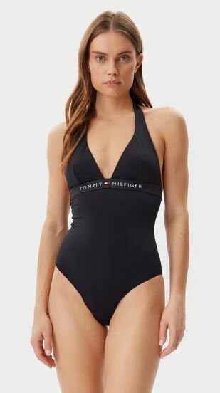 Tommy Hilfiger Costume Donna Intero Unico Pezzo Poliestere UW0UW05850 - Foto 5 di 7