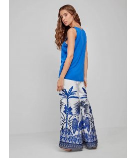 Gisela Top Donna Spalla Larga Viscosa 2720261T