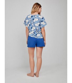 GISELA 2/20282S PEANUTS PIGIAMA DONNA