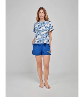 GISELA 2/20282S PEANUTS PIGIAMA DONNA