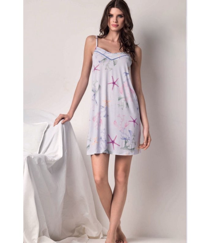 Lormar Camicia Da Notte Donna Spalla Stretta Viscosa 632676 Lormar Camicia Da Notte Donna Spalla Stretta Viscosa 632676