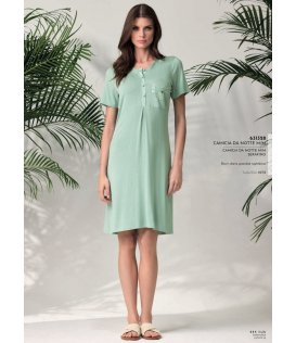 Lormar Camicia Da Notte Donna Mezza Manica Viscosa 631328