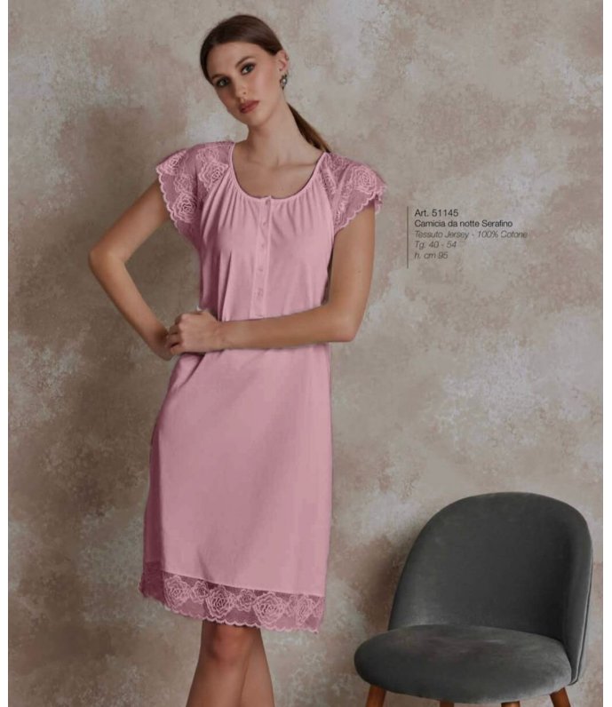 Lunatica Camicia Da Notte Donna Camicia Da Notte Fresco Cotone 51145 Lunatica Camicia Da Notte Donna Camicia Da Notte Fresco Cotone 51145
