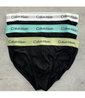 Calvin Klein Slip Uomo Slip in confezione da 3 - Icon Cott Cotone LV00NB4388-VRB