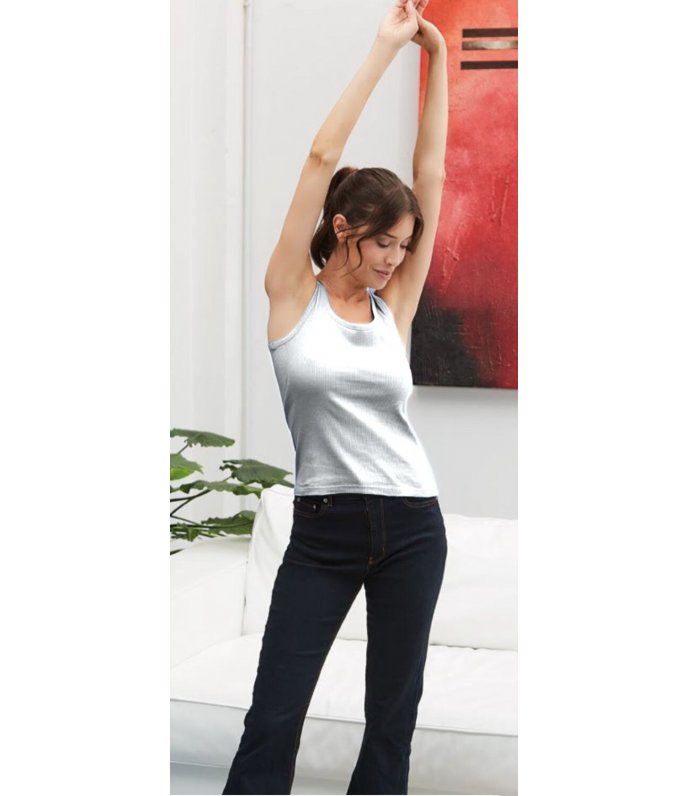 Mysublime Maglia Donna Canotta Spalla Larga Fresco Cotone 1202 Mysublime Maglia Donna Canotta Spalla Larga Fresco Cotone 1202