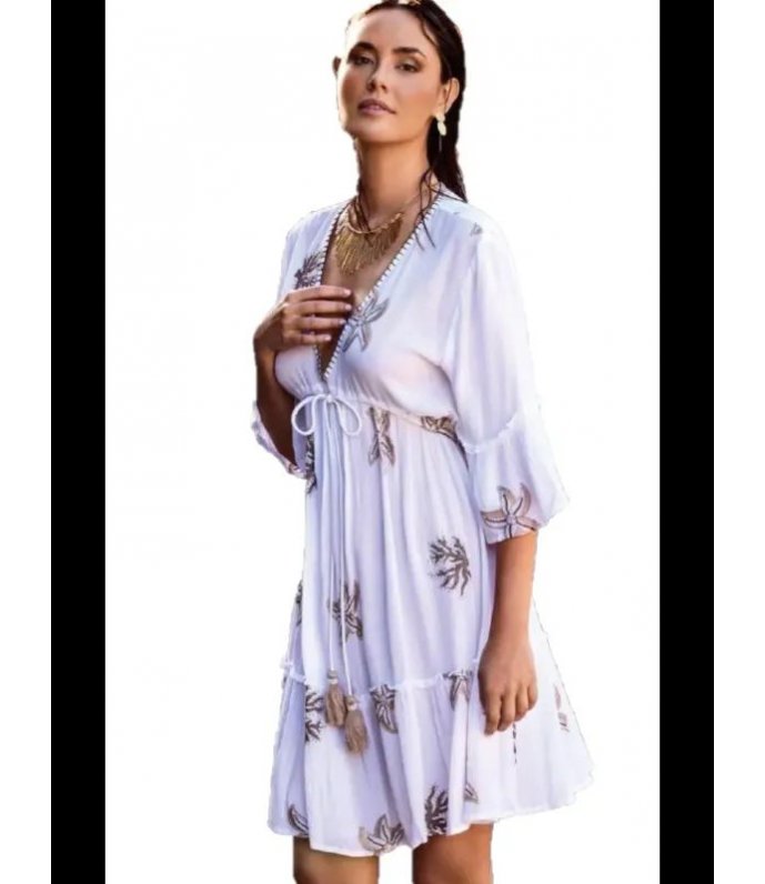 David Abito Donna - Mare Copricostume Viscosa DB25-015 David Abito Donna - Mare Copricostume Viscosa DB25-015