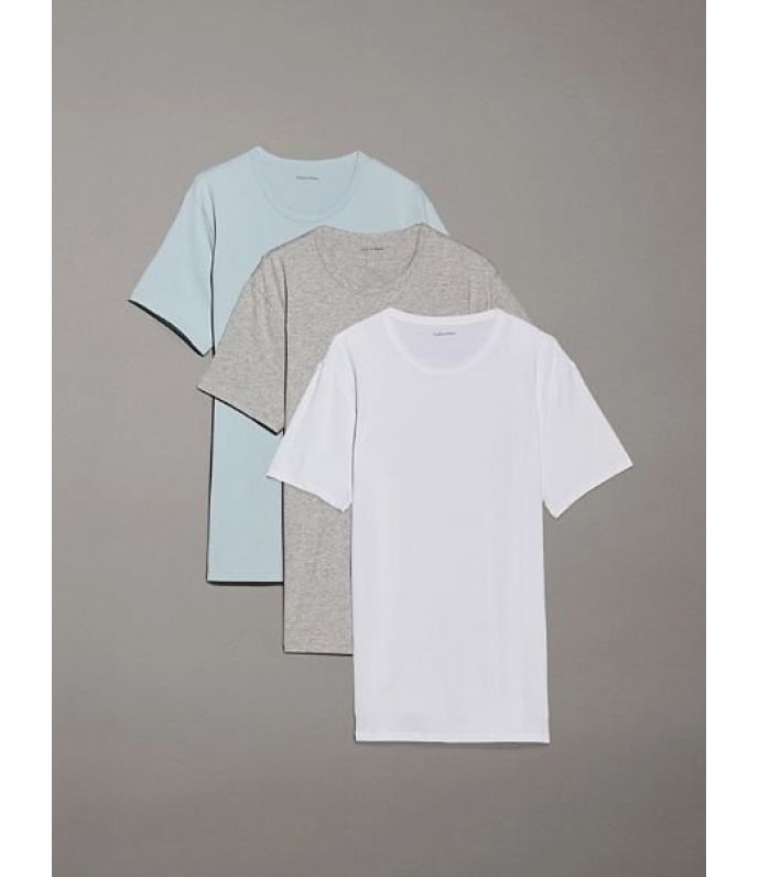 Calvin Klein Maglietta Uomo Mezza Manica Cotone Elasticizzato LV00NB4185