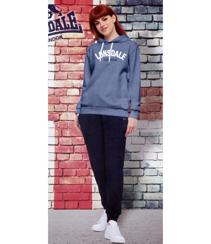 Lonsdale Tuta Donna Con Cappuccio Fresco Cotone LODPE25103 Lonsdale Tuta Donna Con Cappuccio Fresco Cotone LODPE25103