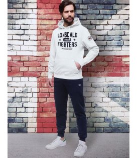 Lonsdale Tuta Uomo Con Cappuccio Fresco Cotone LOUPE25014