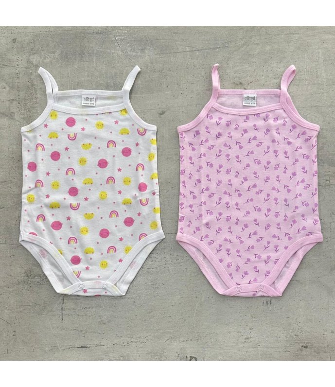 Ellepi Body Neonata Spalla Stretta Fresco Cotone 5404